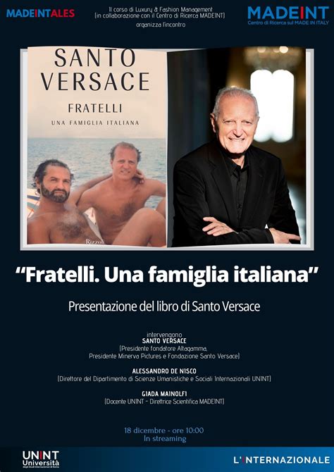 Fratelli: Una famiglia italiana eBook : Versace, Santo: Amazon.it 